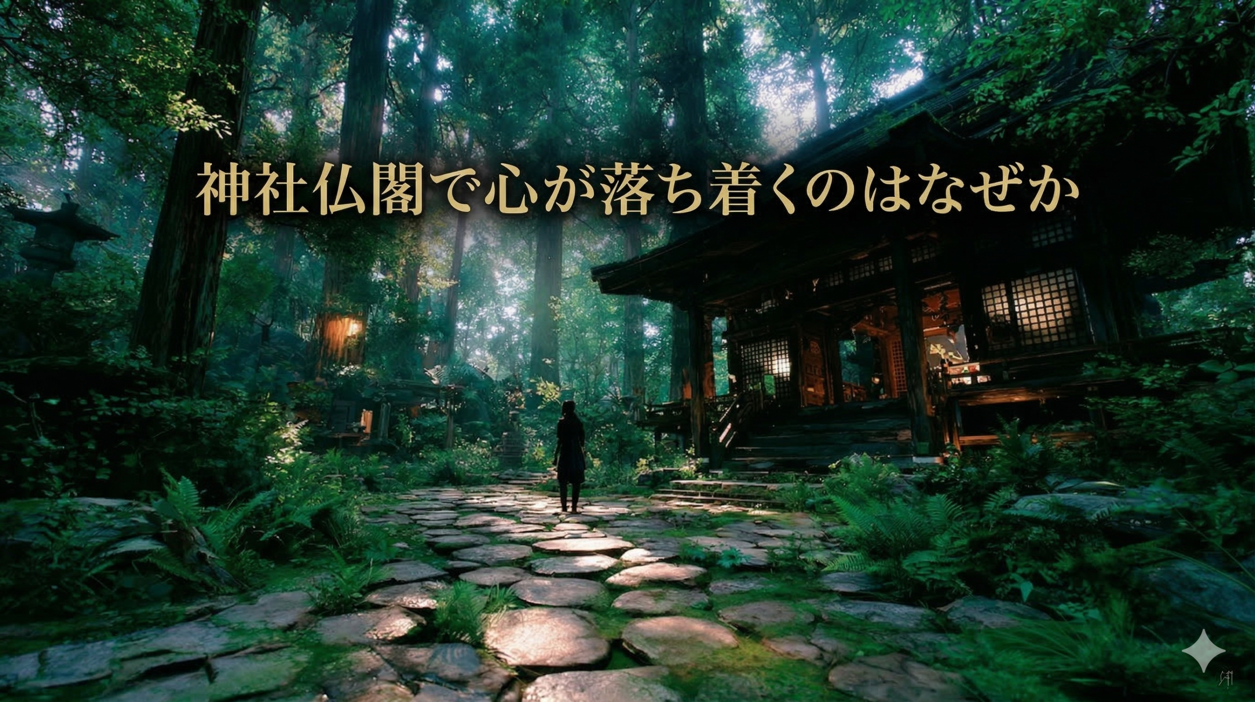 神社仏閣で心が落ち着くのはなぜか