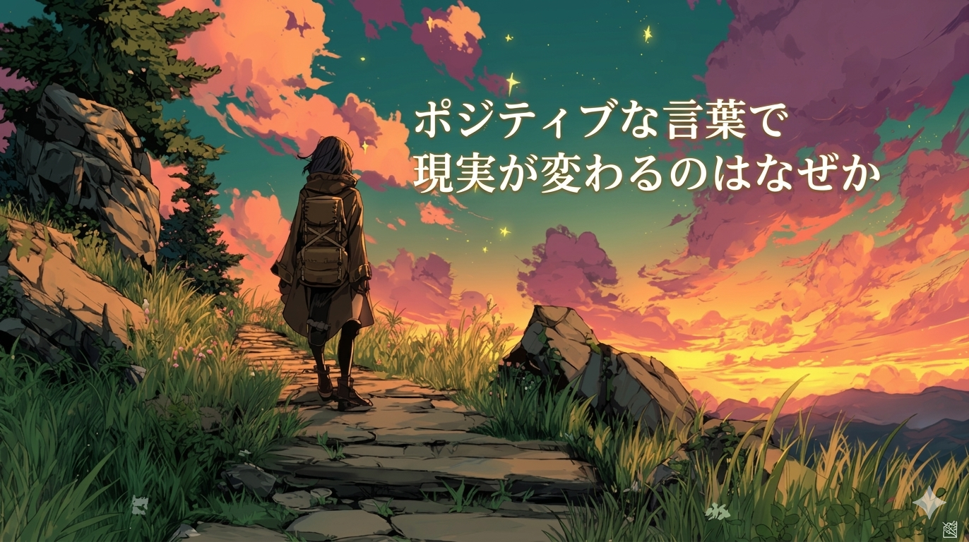 ポジティブな言葉で現実が変わるのはなぜか